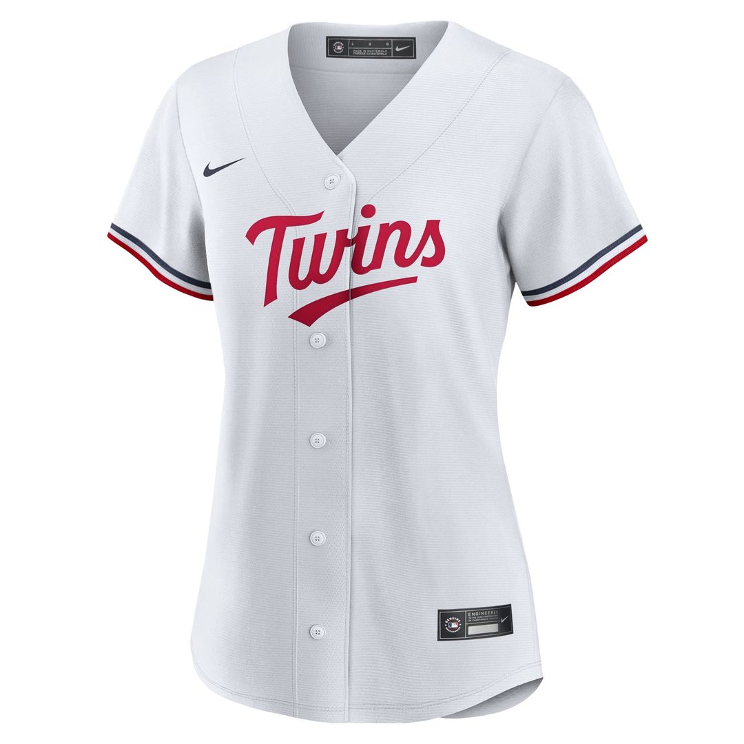 Minnesota Twins Women's #1 Mom Home Replica Jersey - White