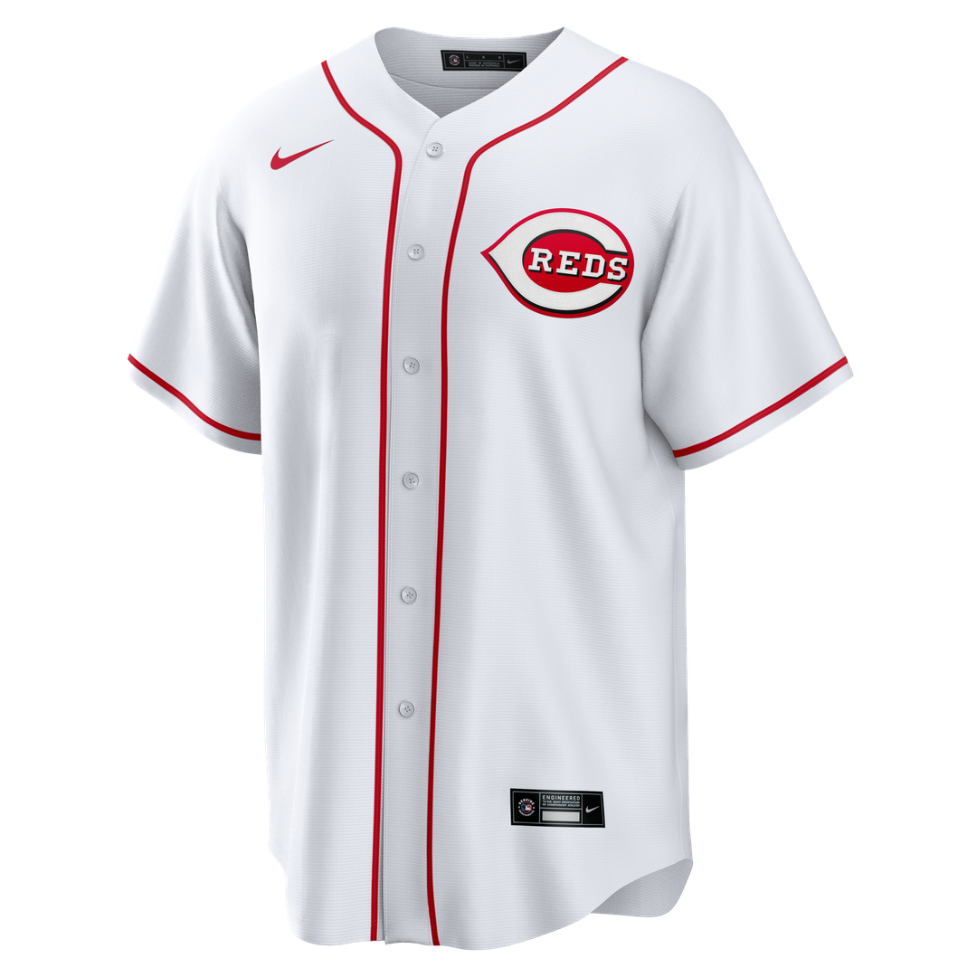 Ken Griffey Jr. Cincinnati Reds Home Retired Player Replica Jersey - White
