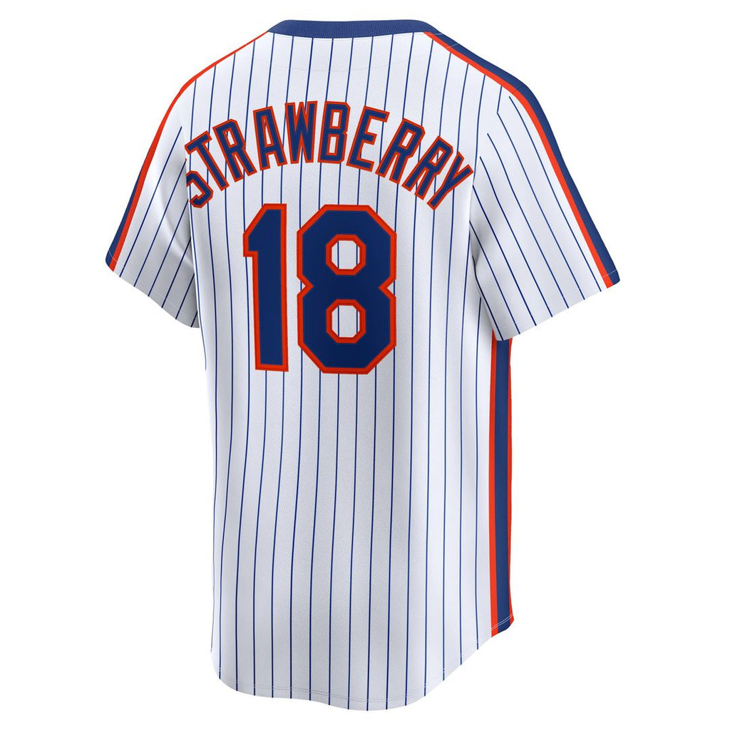 Darryl Strawberry New York Mets Throwback Cooperstown Collection Limited Jersey - White