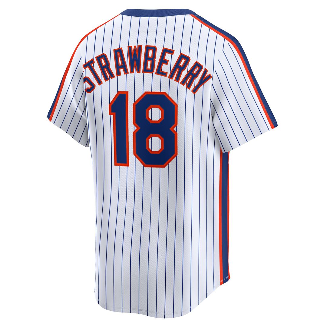 Darryl Strawberry New York Mets Throwback Cooperstown Collection Limited Jersey - White