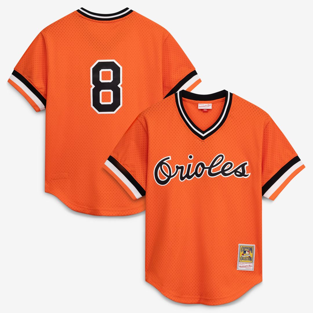 Cal Ripken Jr. Baltimore Orioles Authentic Batting Practice Jersey - Orange