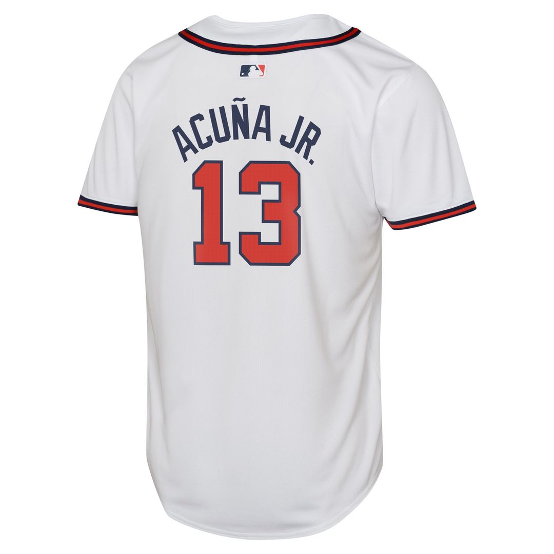Ronald Acuña Jr. Atlanta Braves Youth Home Limited Player Jersey - White