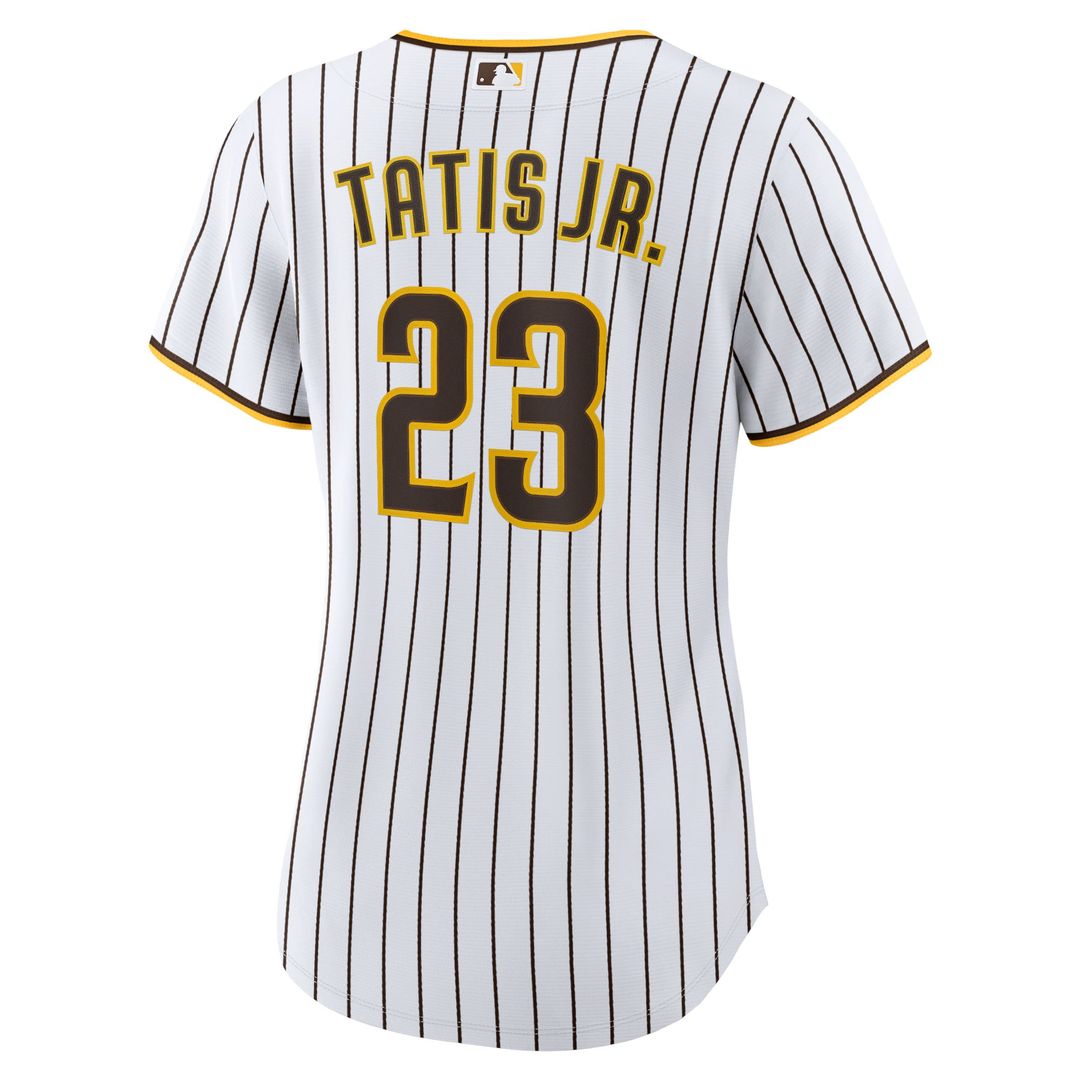 Fernando Tatís Jr. San Diego Padres Women's Home Replica Player Jersey - White/Brown