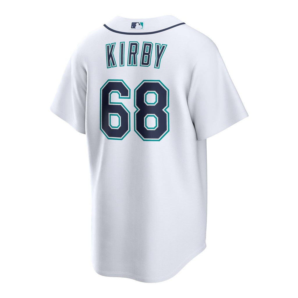 George Kirby Seattle Mariners Home Replica Jersey - White