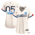 Freddie Freeman Los Angeles Dodgers Women's City Connect Limited Jersey - Cream