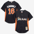 Jose Fernandez Miami Marlins Authentic Batting Practice Jersey - Black