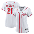 Hunter Greene Cincinnati Reds Women's Home Replica Jersey - White