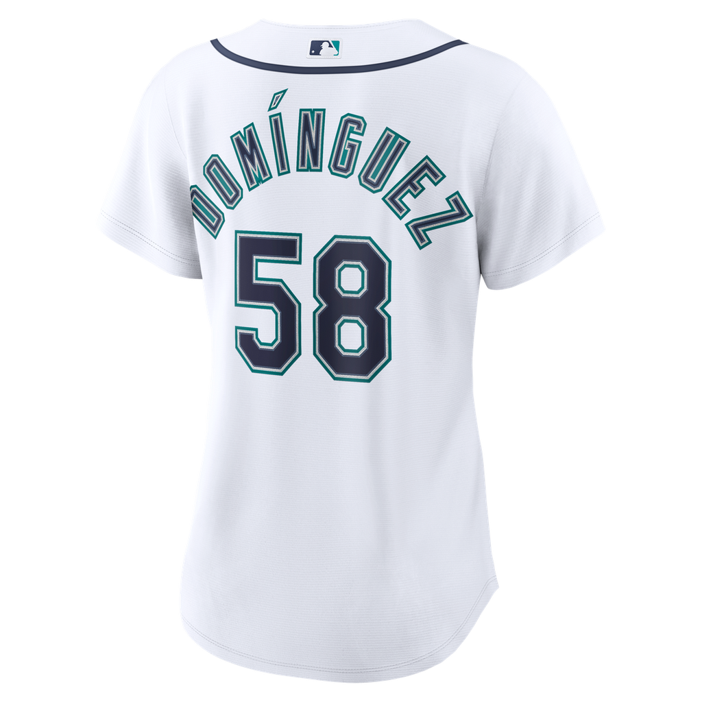 Seranthony Domínguez Seattle Mariners Women's Home Replica Jersey - White