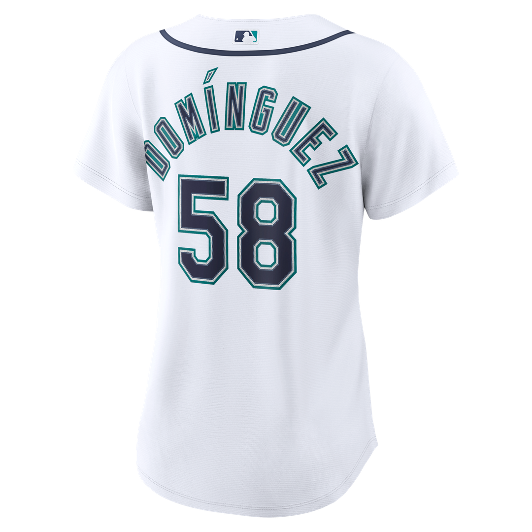 Seranthony Domínguez Seattle Mariners Women's Home Replica Jersey - White
