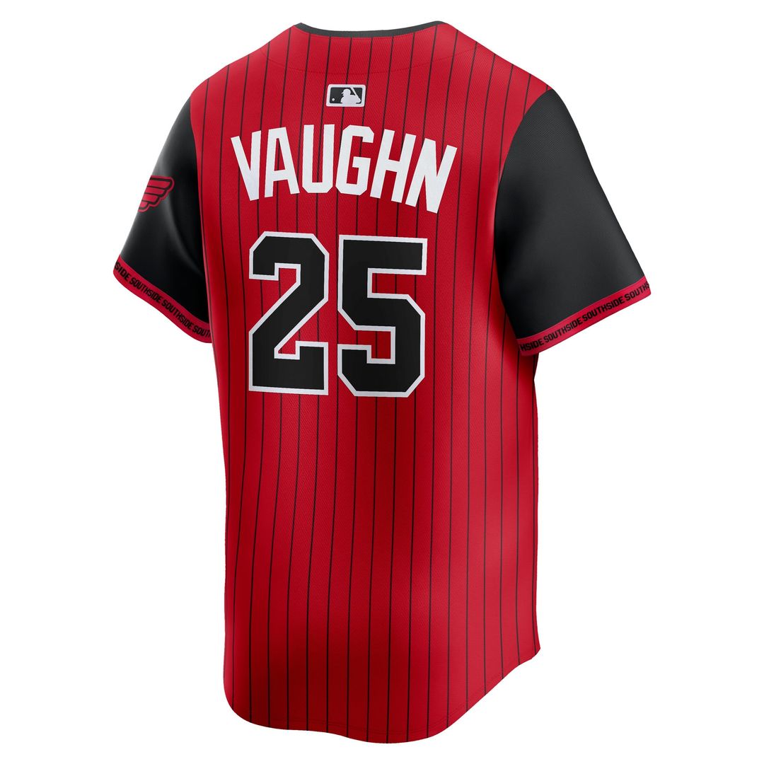 Andrew Vaughn Chicago White Sox 2025 City Connect Limited Player Jersey - Red/Black