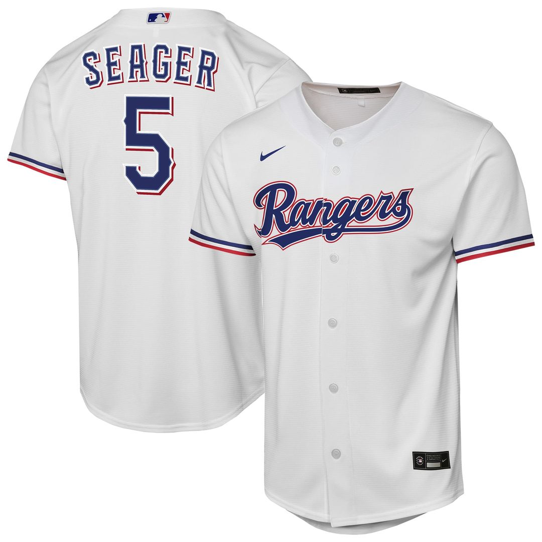 Corey Seager Texas Rangers Youth Home Replica Player Jersey - White