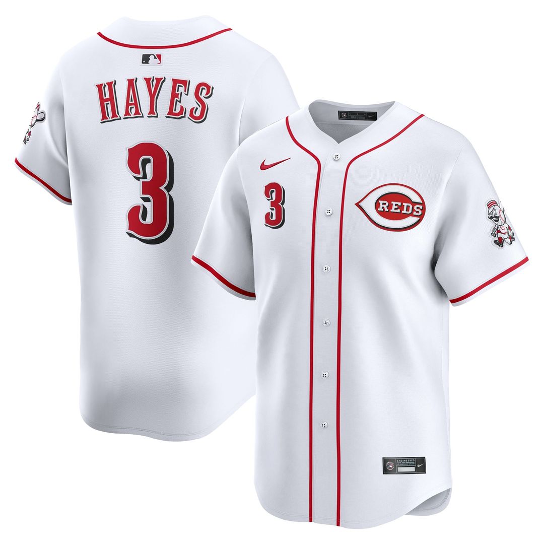 Ke'Bryan Hayes Cincinnati Reds Home Limited Player Jersey - White