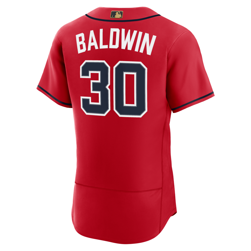 Drake Baldwin Atlanta Braves Alternate MLB Awards Authentic Jersey - Navy