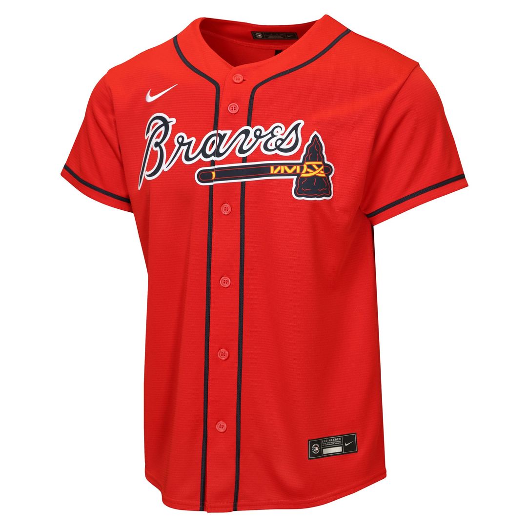 Atlanta Braves Youth Alternate Replica Jersey - Navy