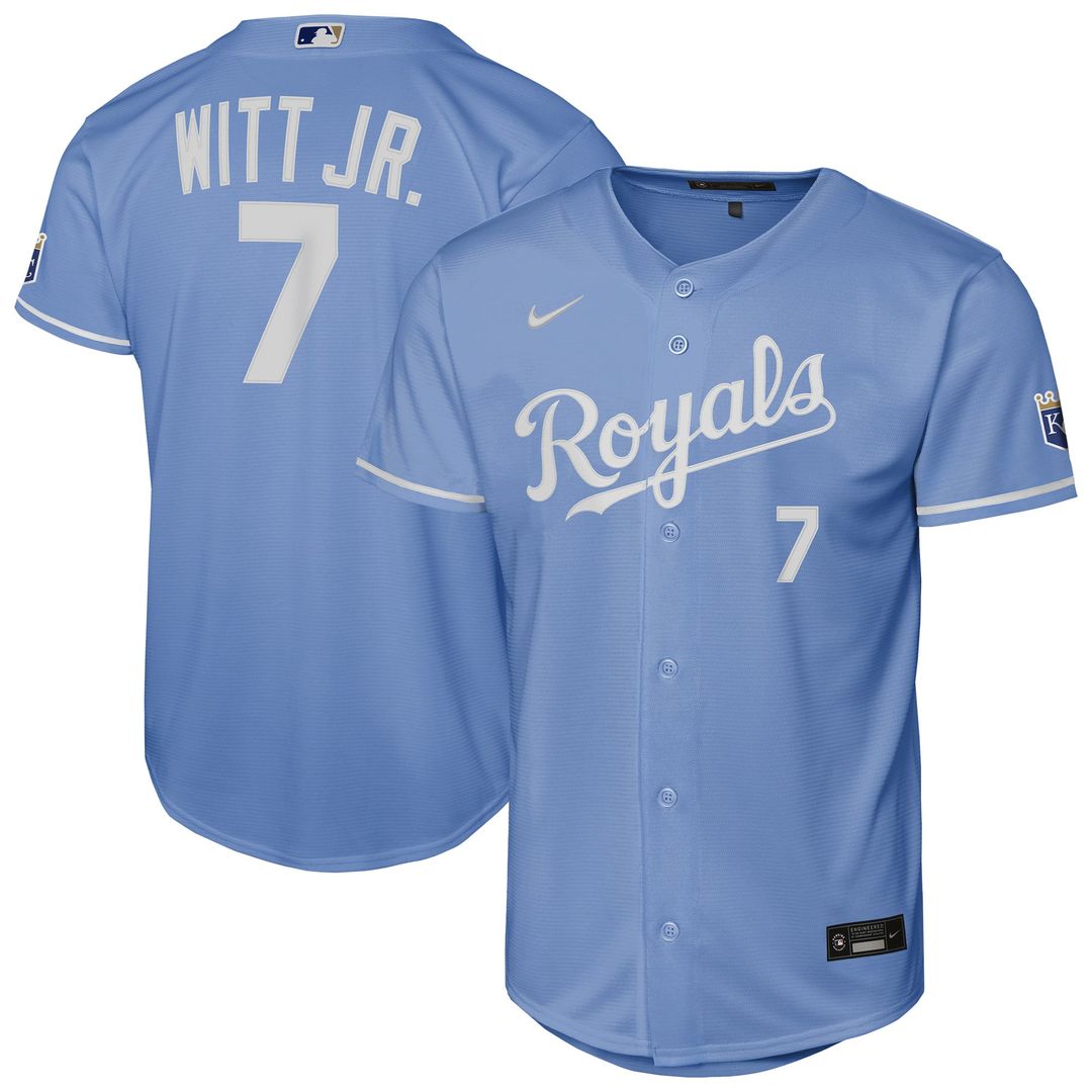 Bobby Witt Jr. Kansas City Royals Youth Home Stadium Jersey - White