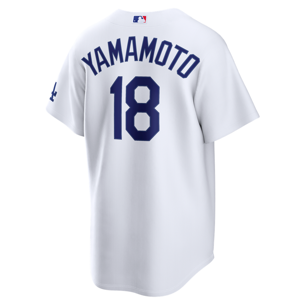 Yoshinobu Yamamoto Los Angeles Dodgers Home Stadium Jersey - White