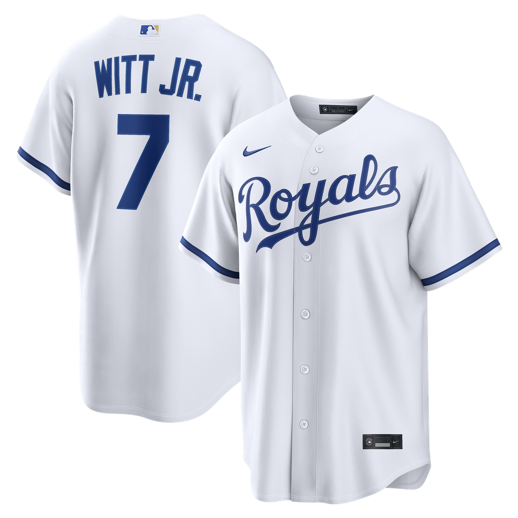 Bobby Witt Jr. Kansas City Royals Home Replica Jersey - White