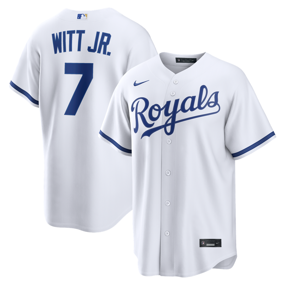 Bobby Witt Jr. Kansas City Royals Home Replica Jersey - White