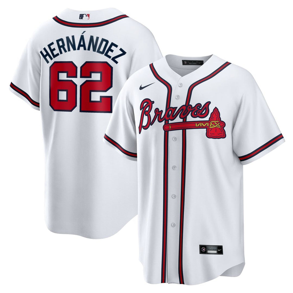 Daysbel Hernandez Atlanta Braves Home Replica Jersey - White