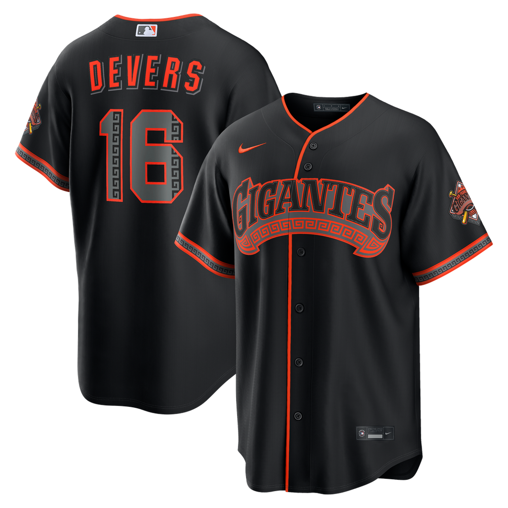 Rafael Devers San Francisco Giants Alternate Stadium Jersey - Black