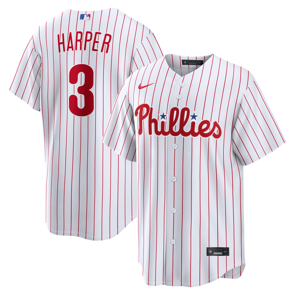 Bryce Harper Philadelphia Phillies Home Replica Jersey - White