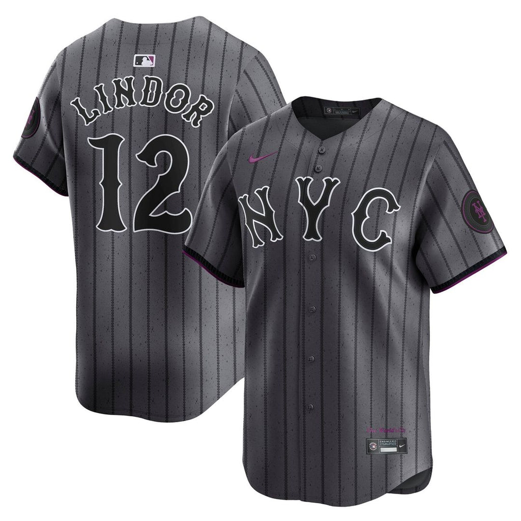 Francisco Lindor New York Mets City Connect Limited Jersey - Gray