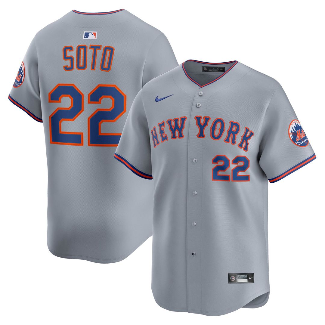 Juan Soto New York Mets Road Limited Player Jersey - Gray
