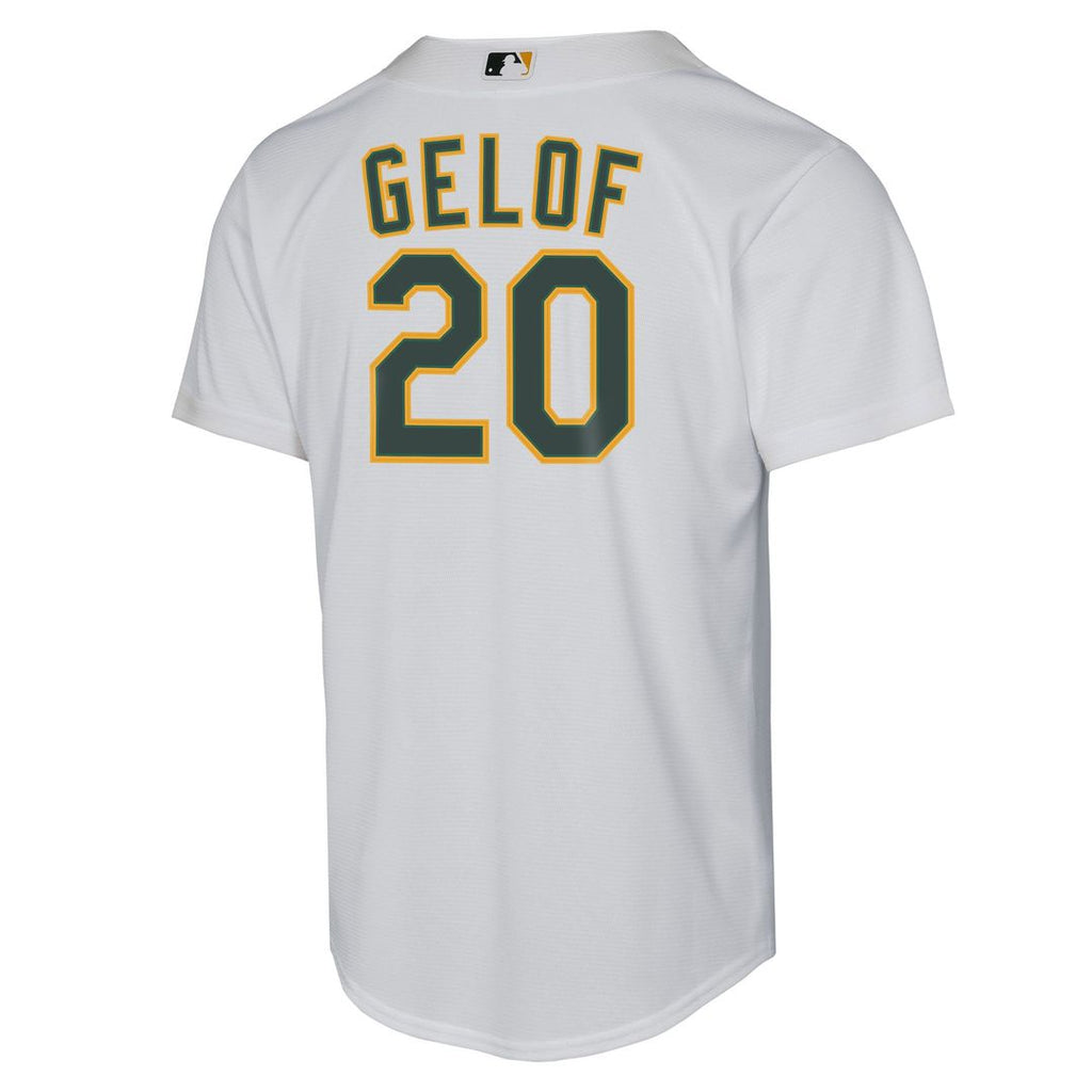 Zack Gelof Athletics Youth Home Replica Player Jersey - White