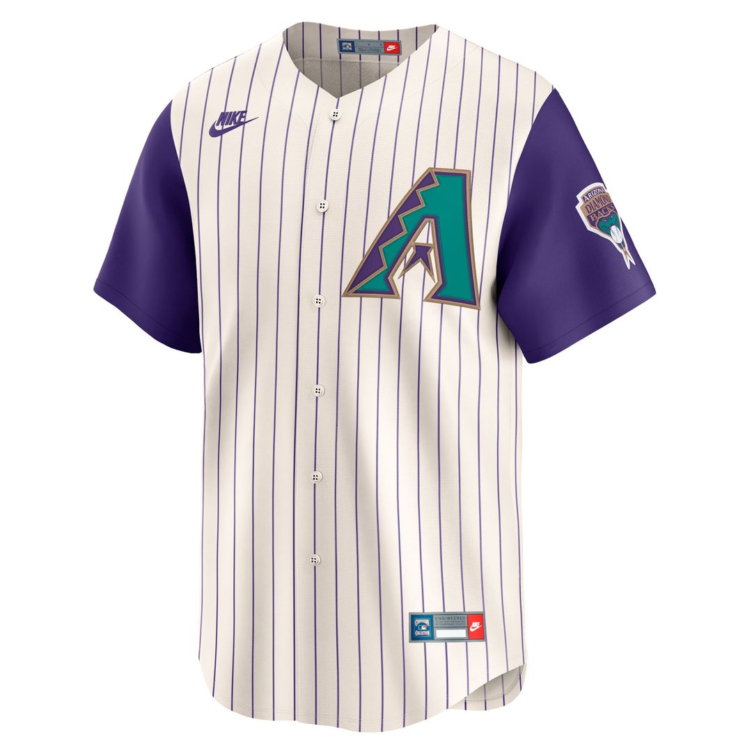 Randy Johnson Arizona Diamondbacks Throwback Cooperstown Collection Limited Jersey - Cream