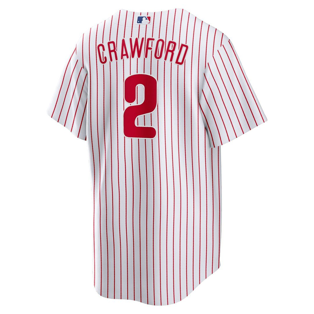 Justin Crawford Philadelphia Phillies Home Replica Jersey - White