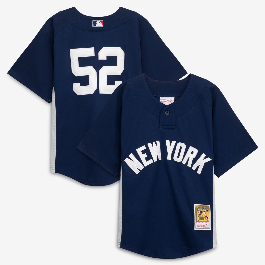 CC Sabathia New York Yankees Youth Navy Mesh Batting Practice Jersey