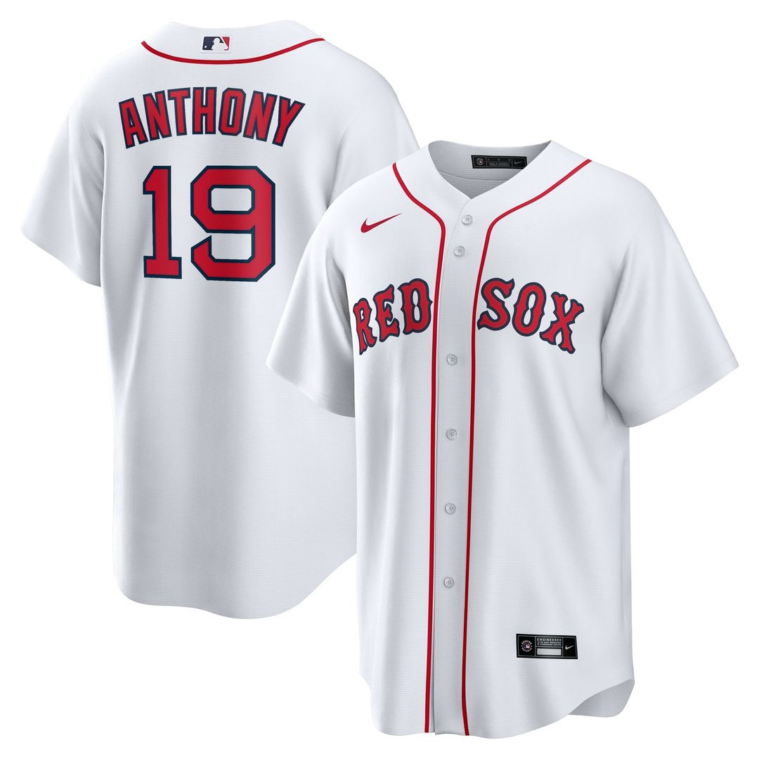 Roman Anthony Boston Red Sox Home Replica Jersey - White