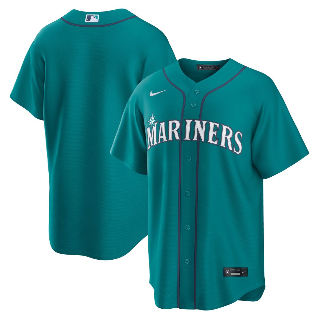Seattle Mariners Alternate Replica Jersey - Teal