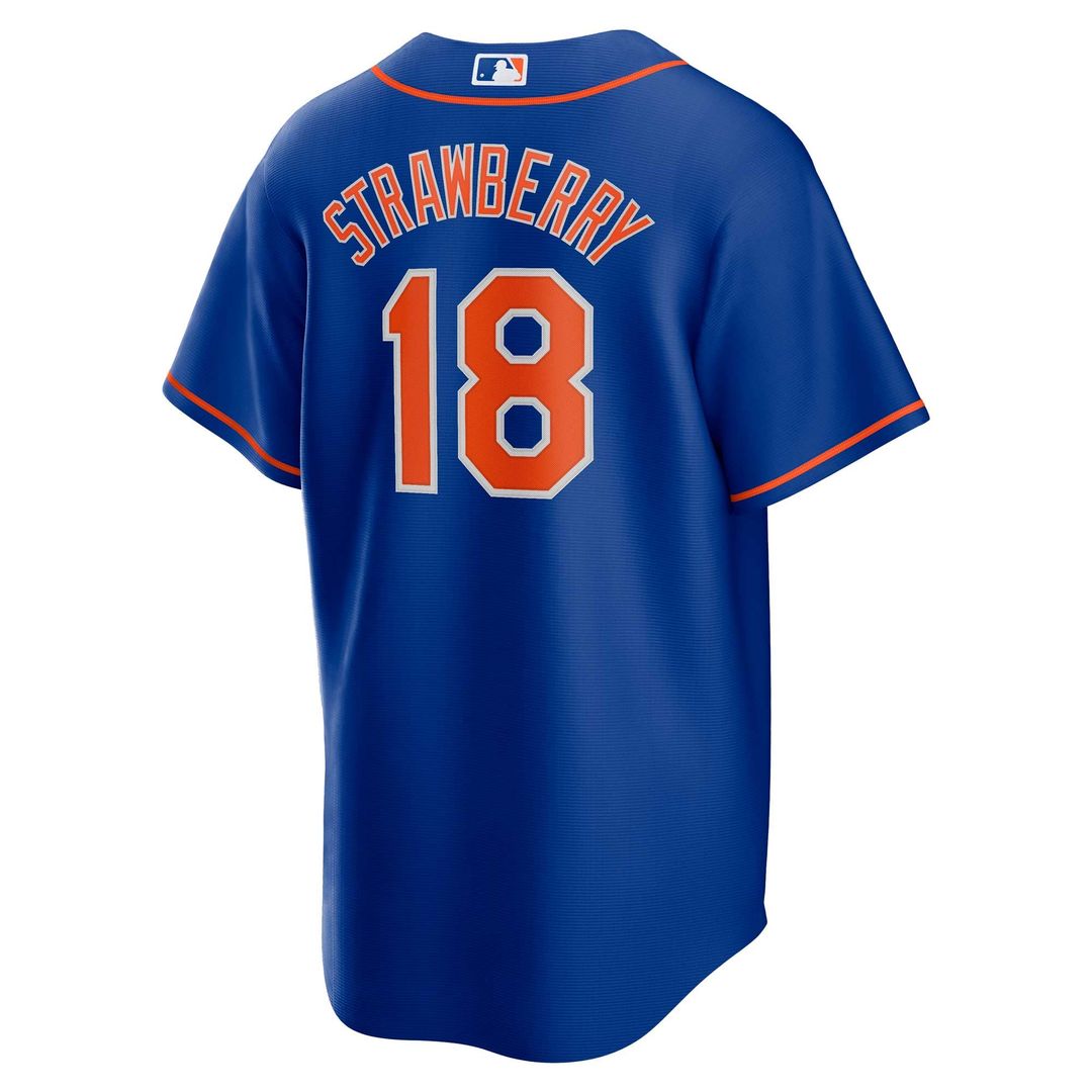 Darryl Strawberry New York Mets Alternate Replica Player Jersey - Royal
