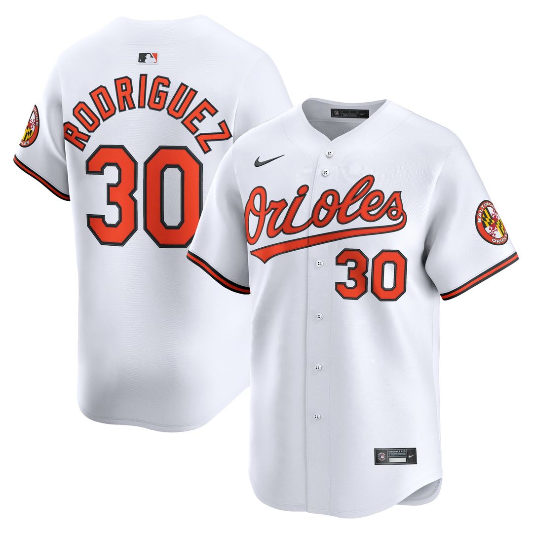 Grayson Rodriguez Baltimore Orioles Home Limited Player Jersey - White