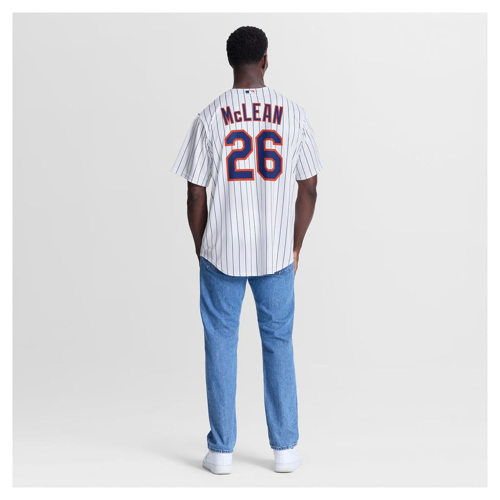 Nolan McLean New York Mets Home Replica Jersey - White