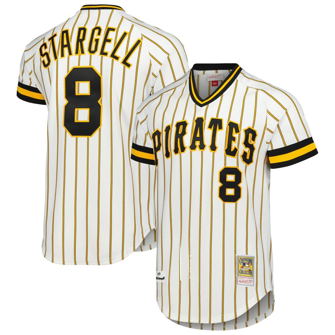 Willie Stargell Pittsburgh Pirates Cooperstown Collection 1979 Authentic Jersey - White