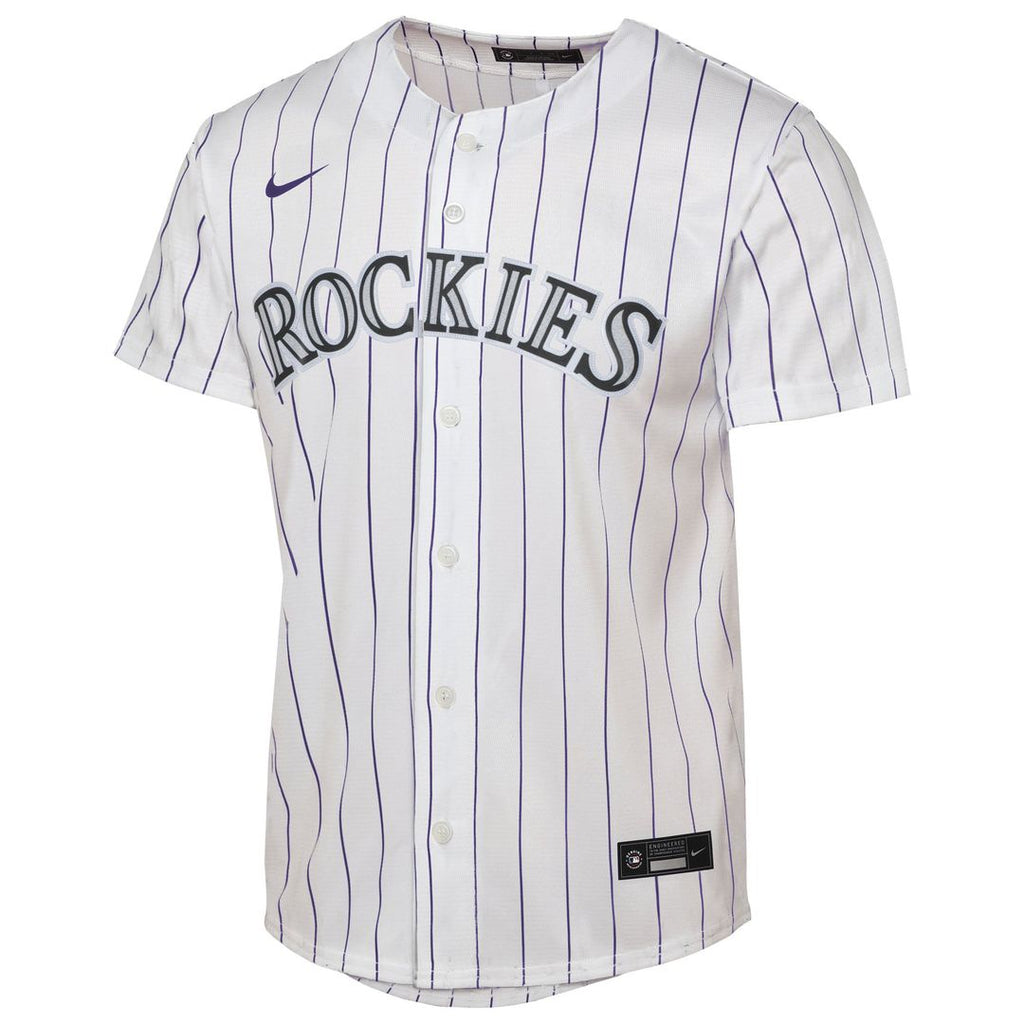 Colorado Rockies Youth Home Replica Jersey - White