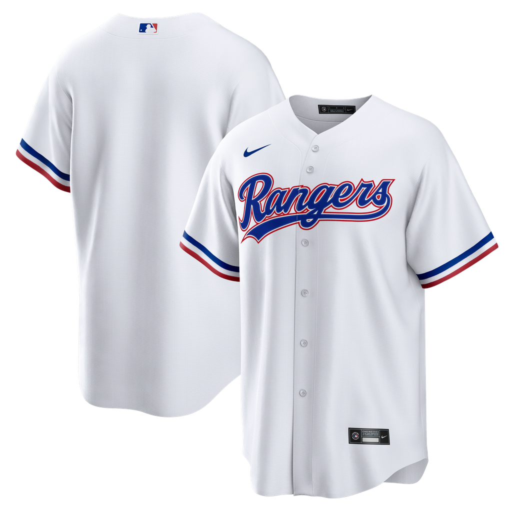 Texas Rangers Home Big & Tall Replica Jersey - White