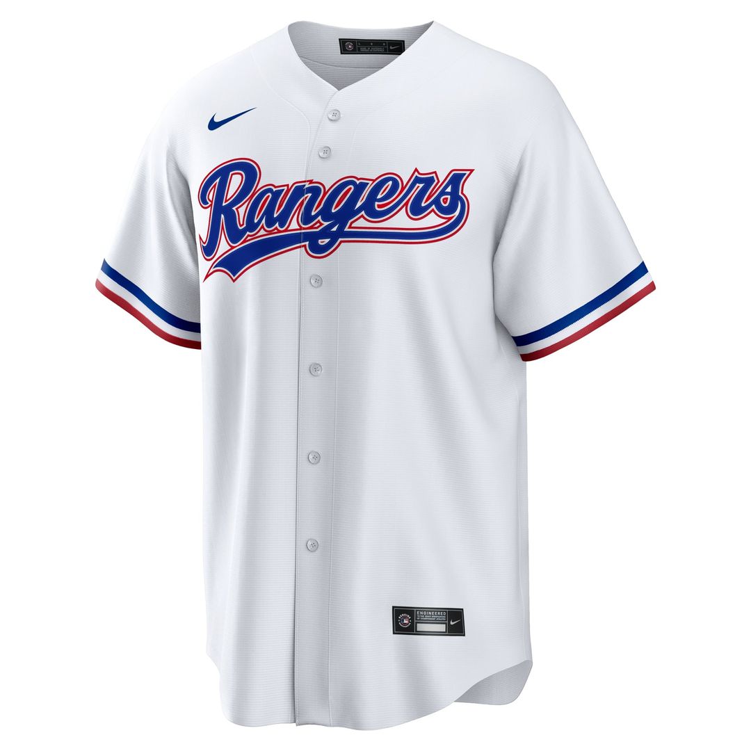 Jake Burger Texas Rangers Home Replica Jersey - White