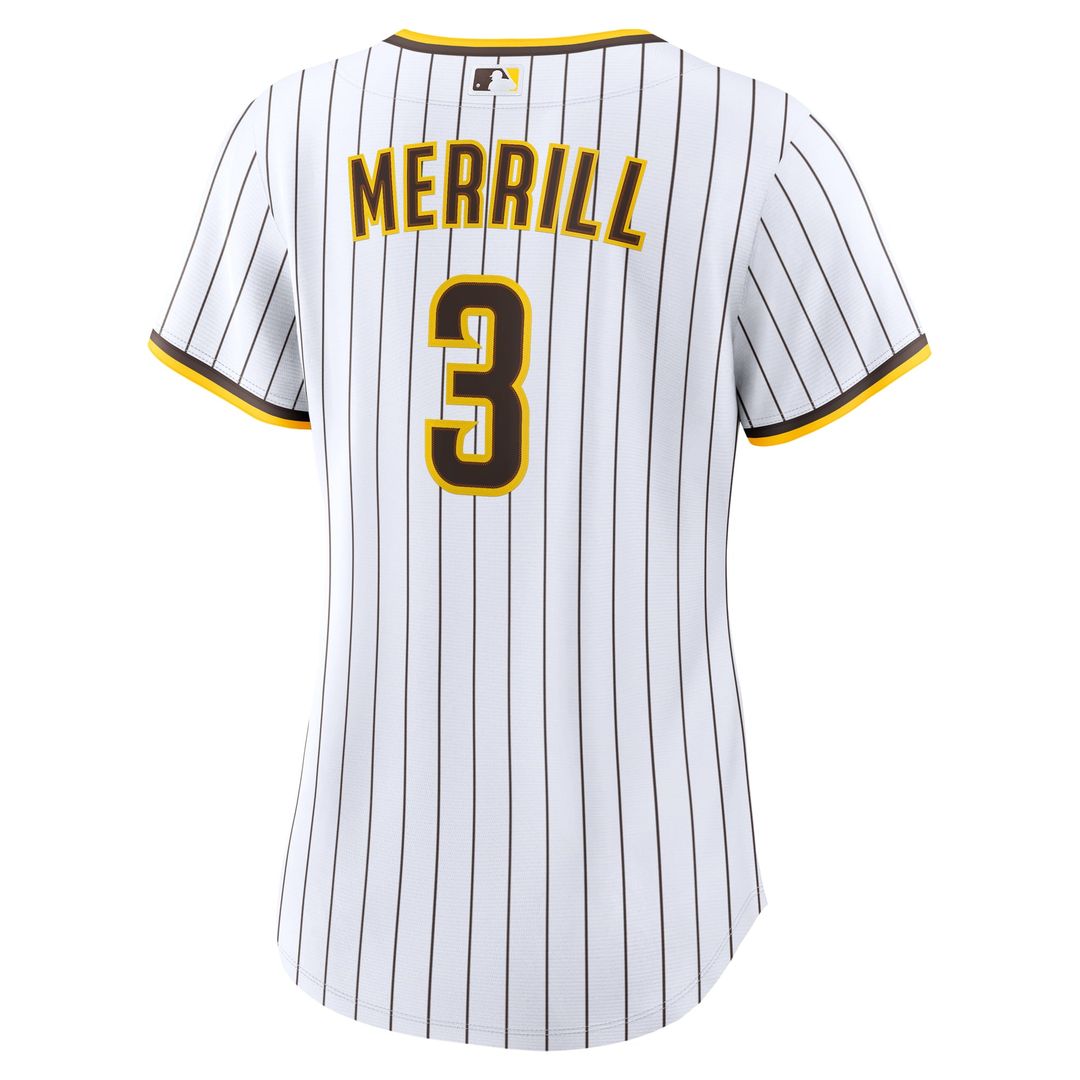 Jackson Merrill San Diego Padres Women's Home Replica Jersey - White