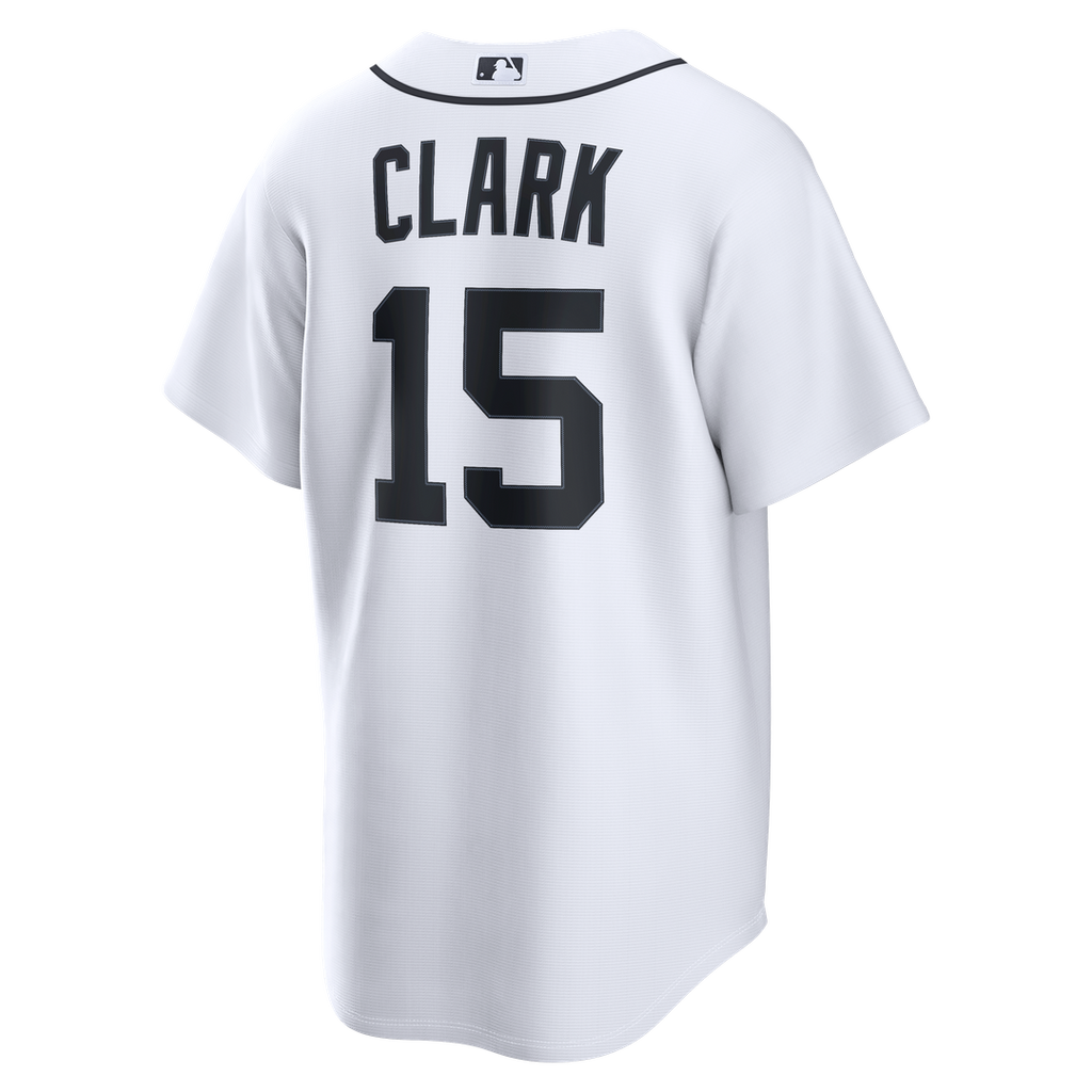 Max Clark Detroit Tigers Home Replica Jersey - White