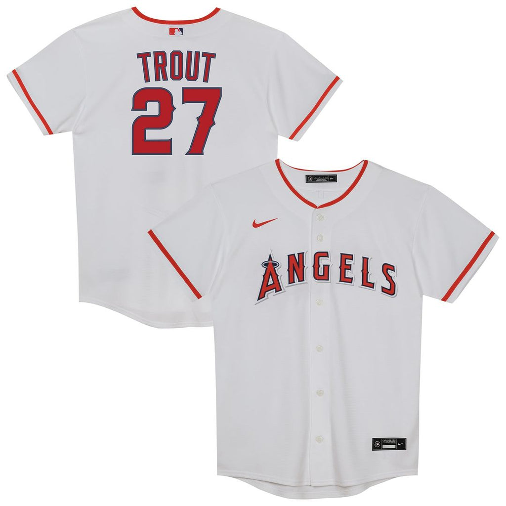Mike Trout Los Angeles Angels Preschool Home Replica Player Jersey - White