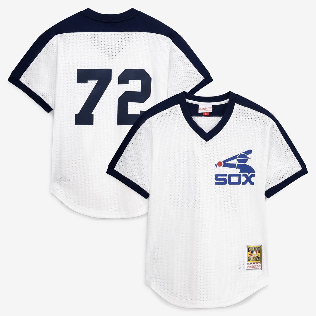 Carlton Fisk Chicago White Sox Authentic Batting Practice Jersey - White