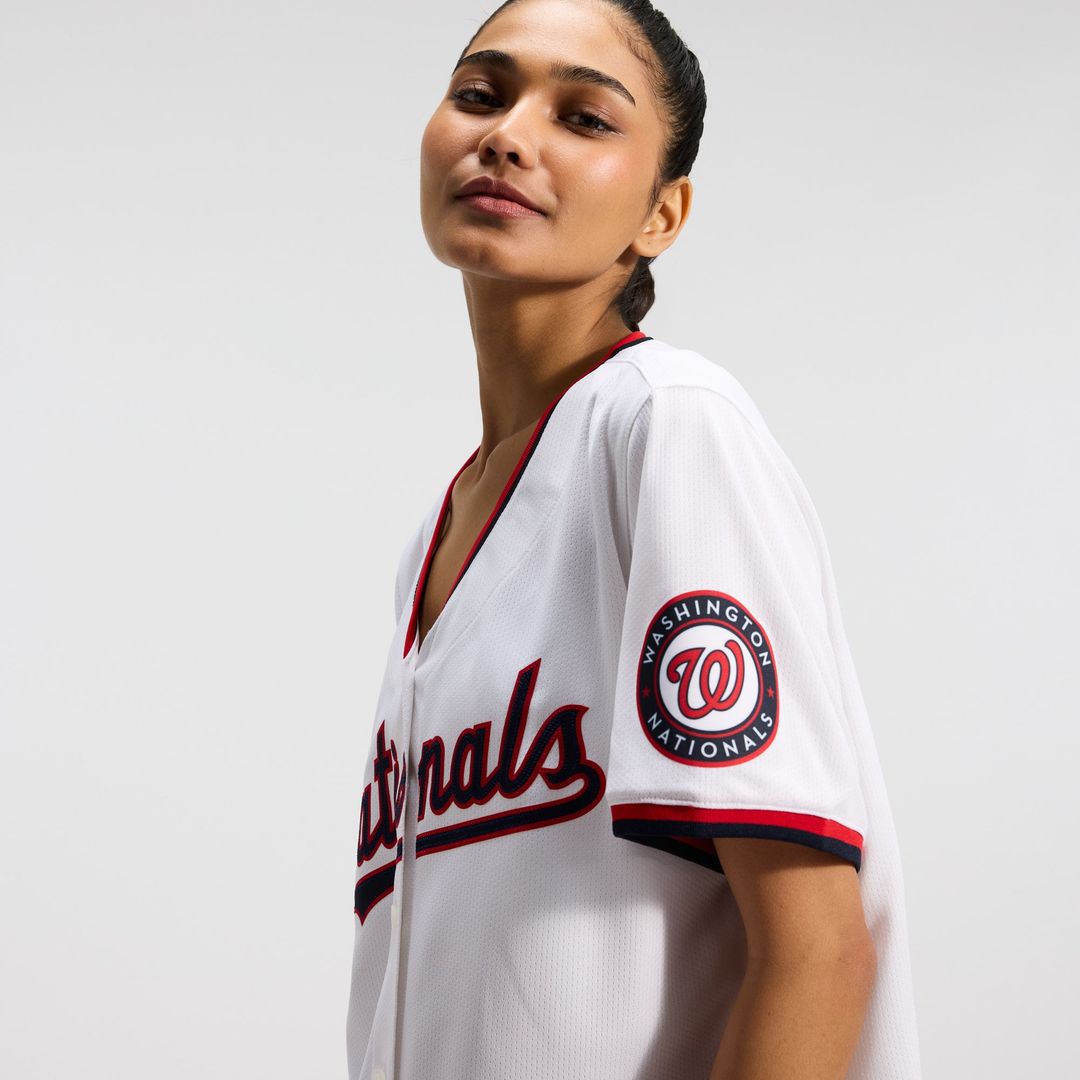 CJ Abrams Washington Nationals Women's Home Limited Player Jersey - White