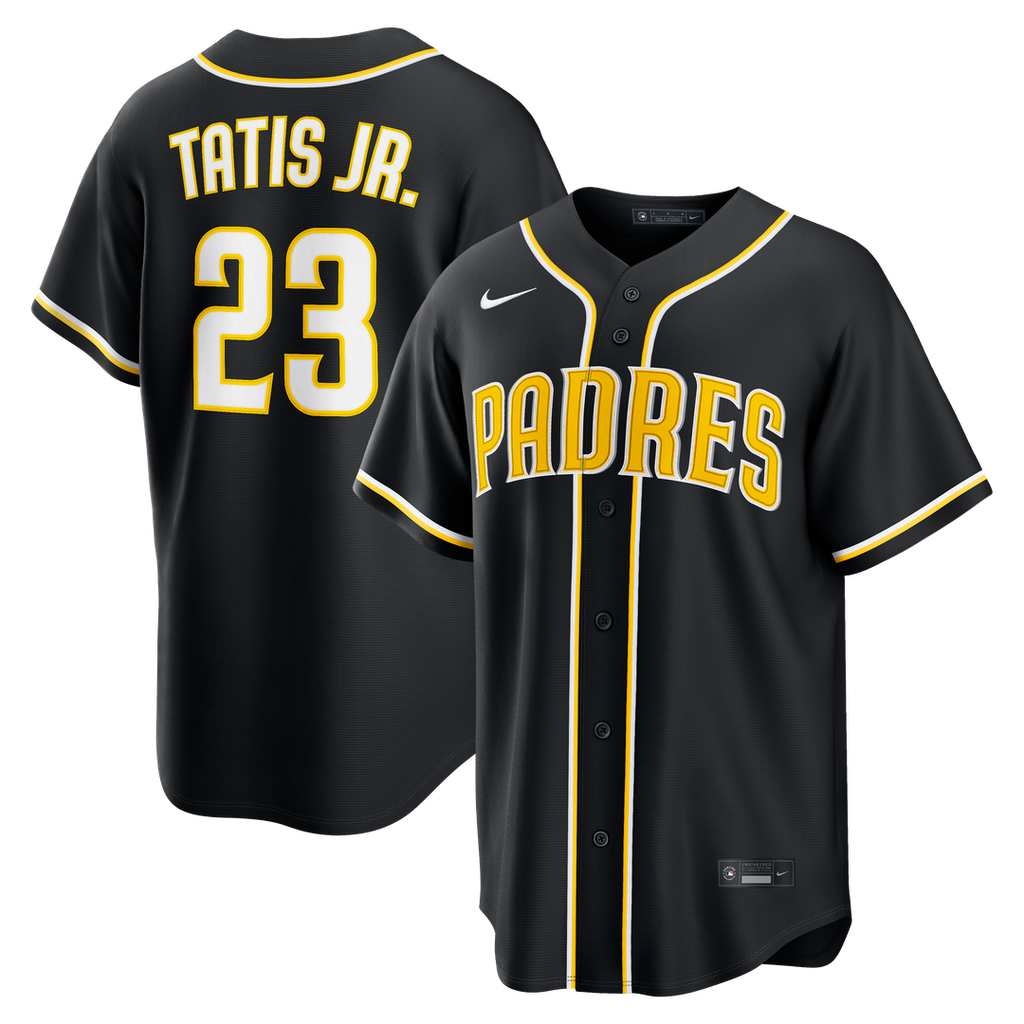 Fernando Tatis Jr. San Diego Padres Fashion Replica Black Out Jersey