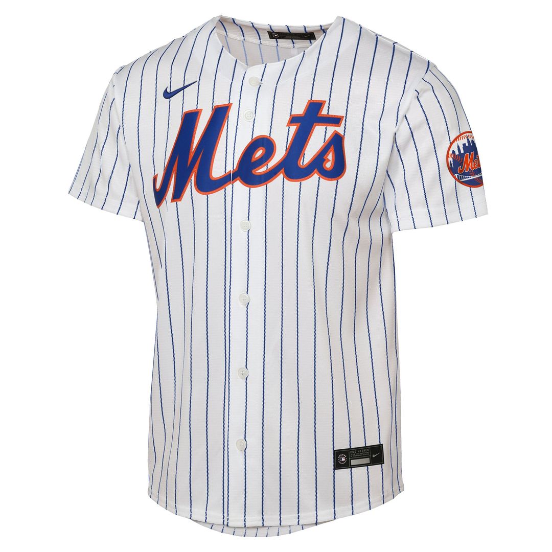 New York Mets Youth Home Stadium Jersey - White