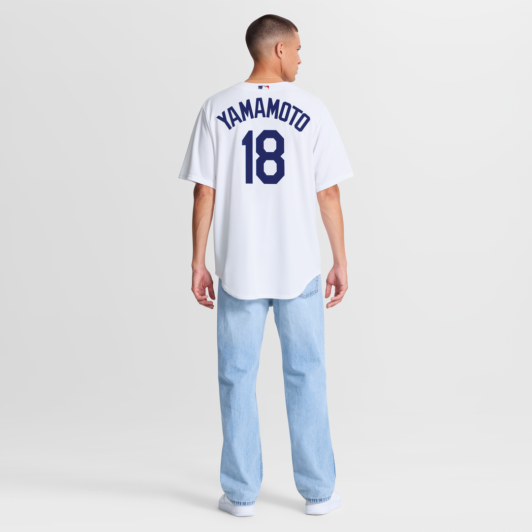 Yoshinobu Yamamoto Los Angeles Dodgers Home Replica Jersey - White