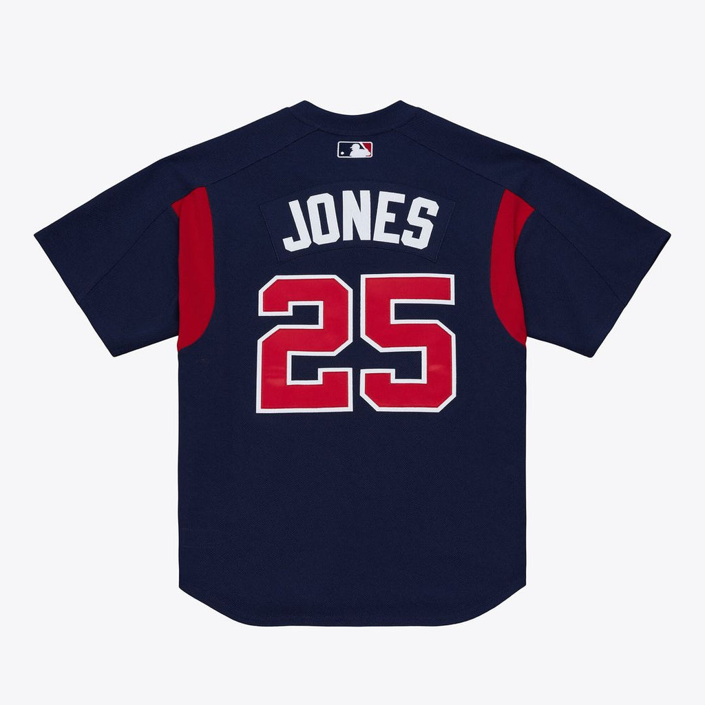 Andruw Jones Atlanta Braves Authentic Batting Practice Jersey - Navy