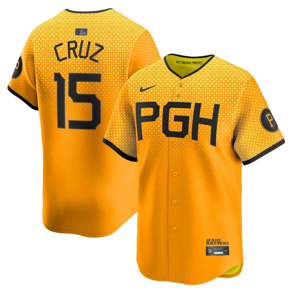 Oneil Cruz Pittsburgh Pirates City Connect Limited Jersey - Gold